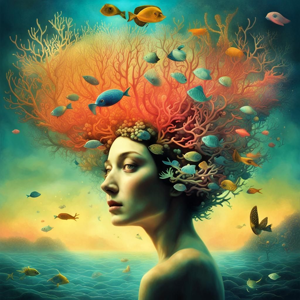 Goddess of the sea  by @Meredith Ellen Skye