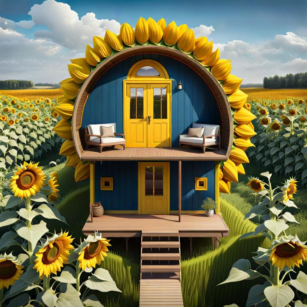 The sunflower field retreat