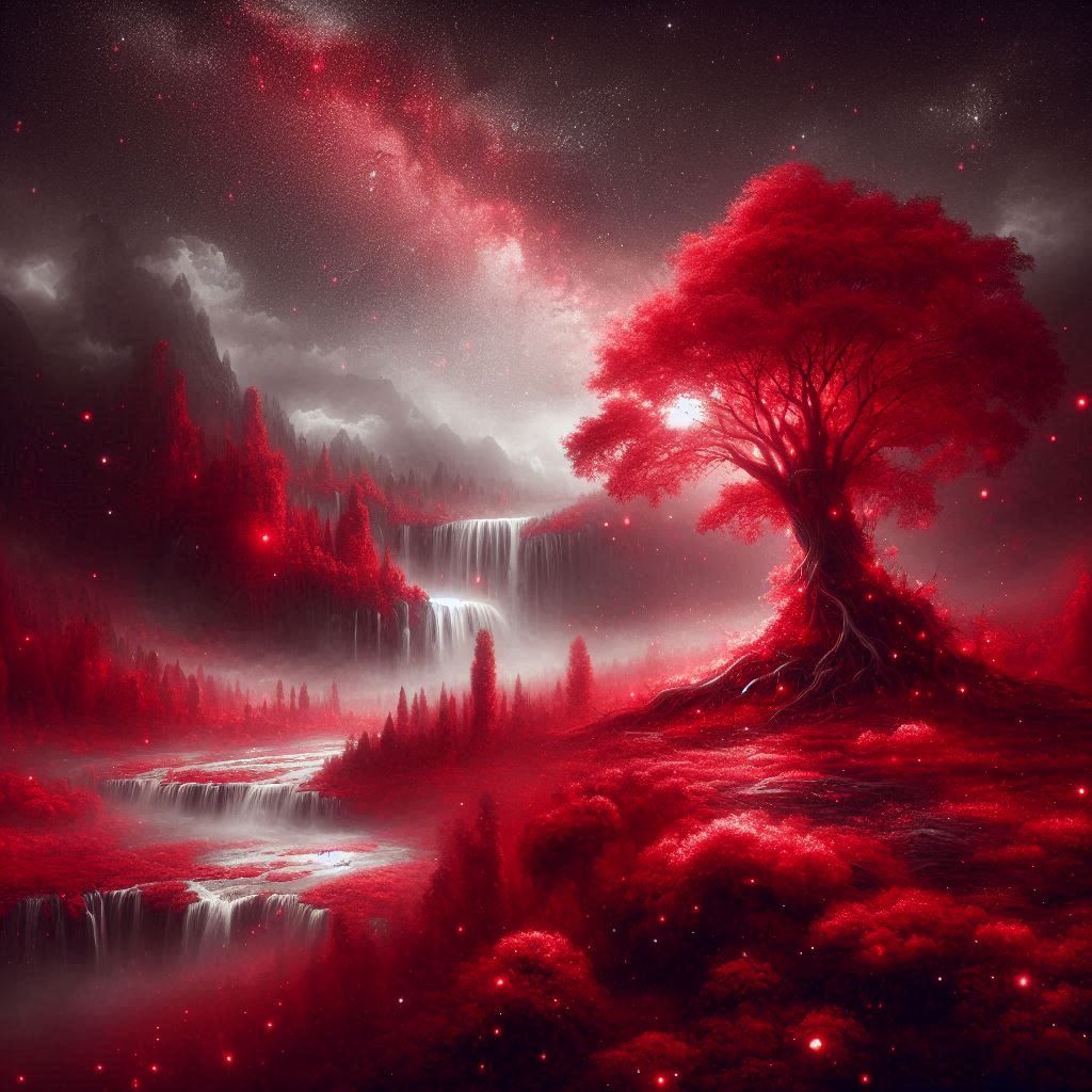 Red landscape