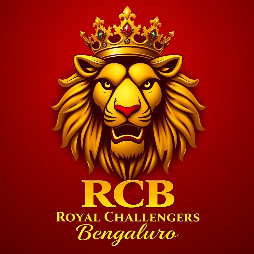 Regal Golden Lion in Royal Splendor