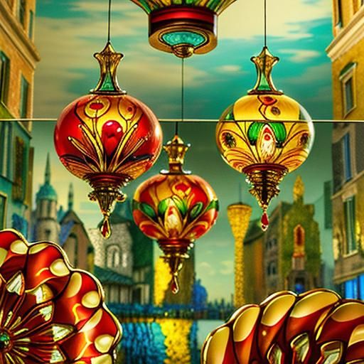 Murano glass, Highly Detailed, Realistic, 3d, Photorealistic...