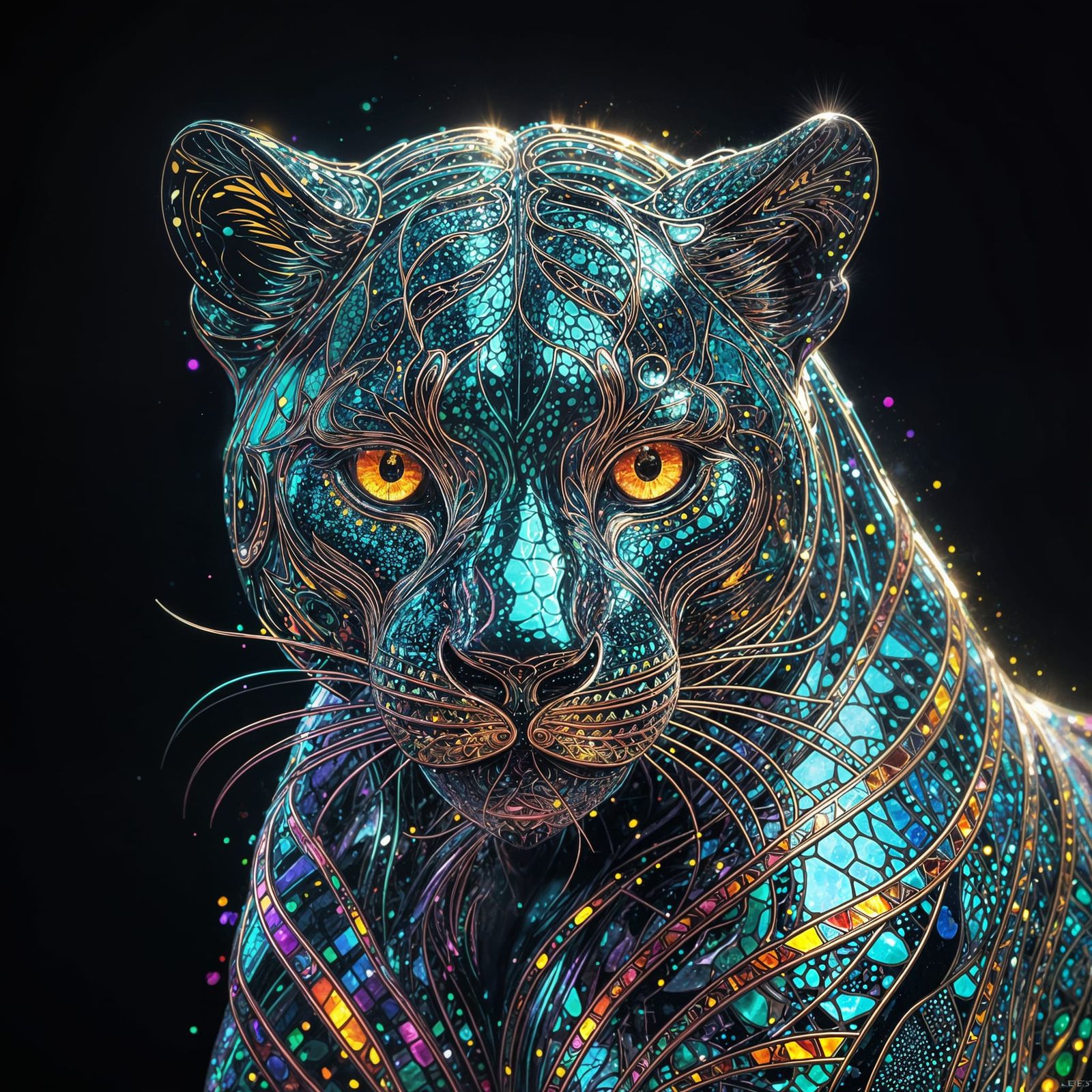 Mystical jaguar  by @Furry enjoyer 