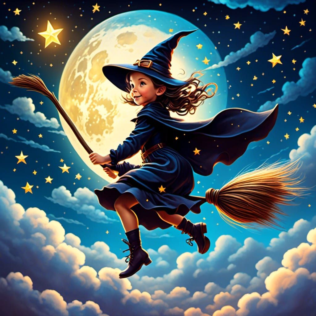 The Little Witch  by @Yulia 