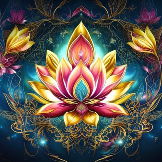 Lotus - AI Generated Artwork - NightCafe Creator