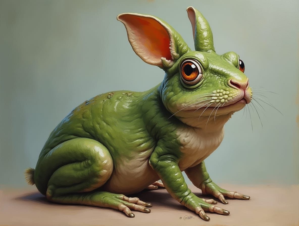 Frog Rabbit Hybrid - Lean Green Hopping Machine