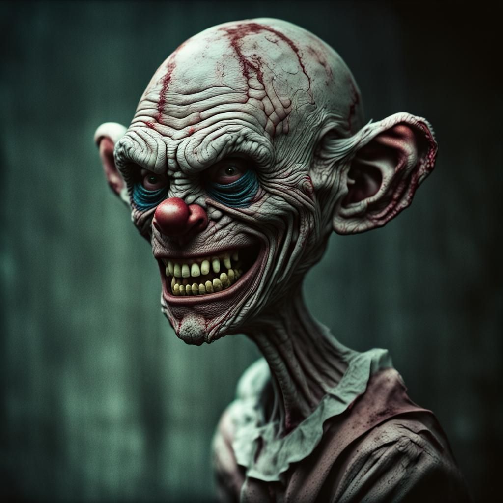 Old Zombie Monkey Monster Clown