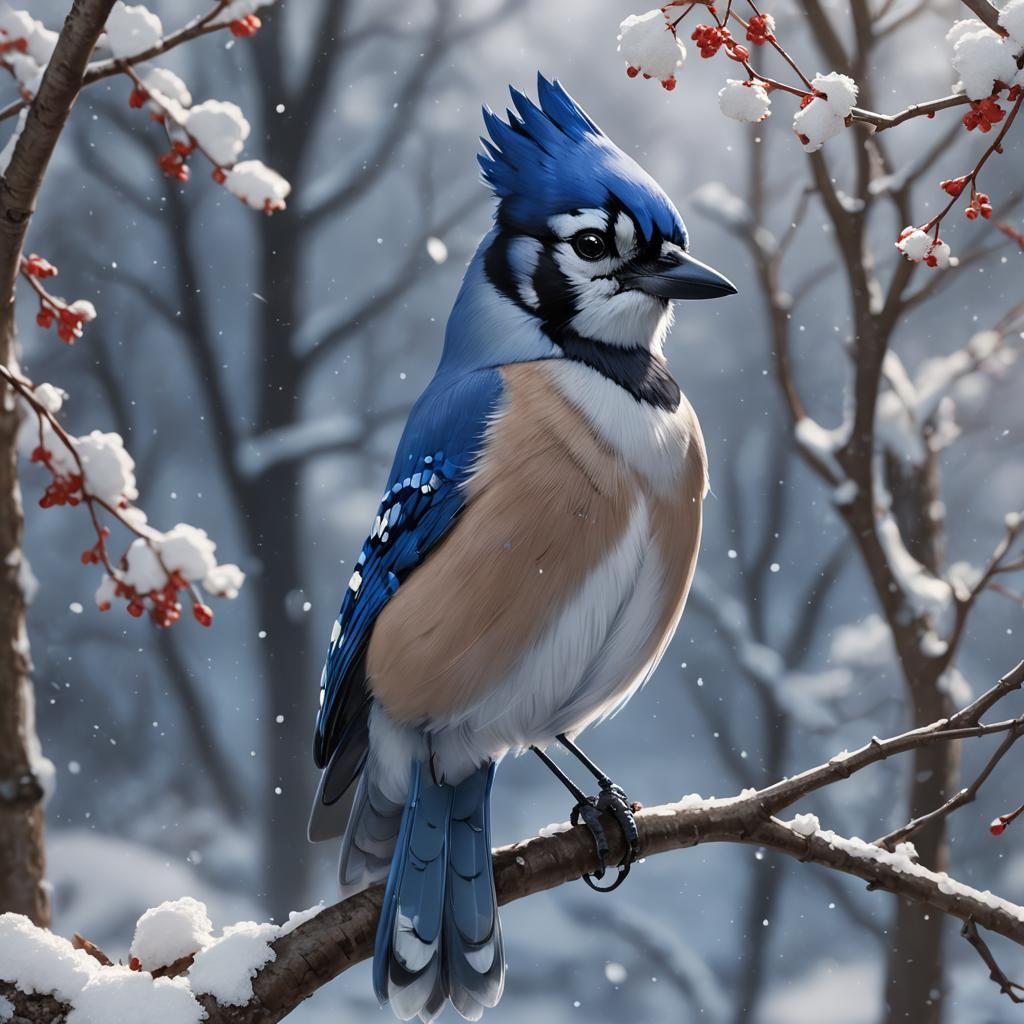 Canadian blue jay