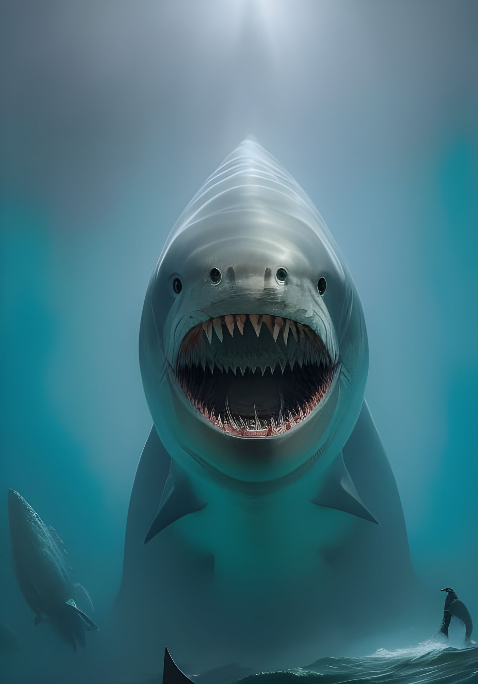 🦈🔹️🩸Goblin Shark🩸🔹️🦈 - AI Generated Artwork - NightCafe Creator