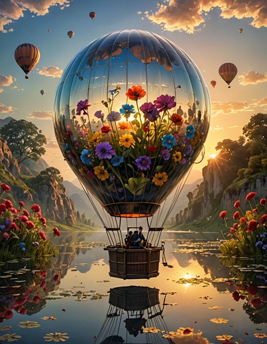 Spring Hot Air Balloon