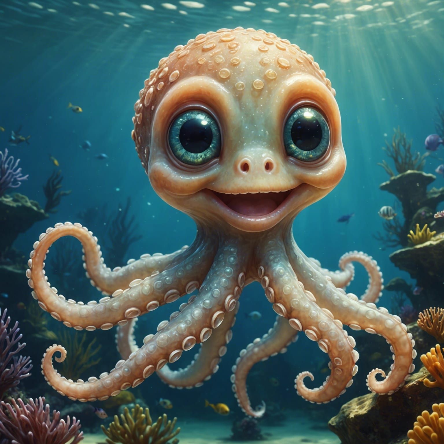 A baby octopus