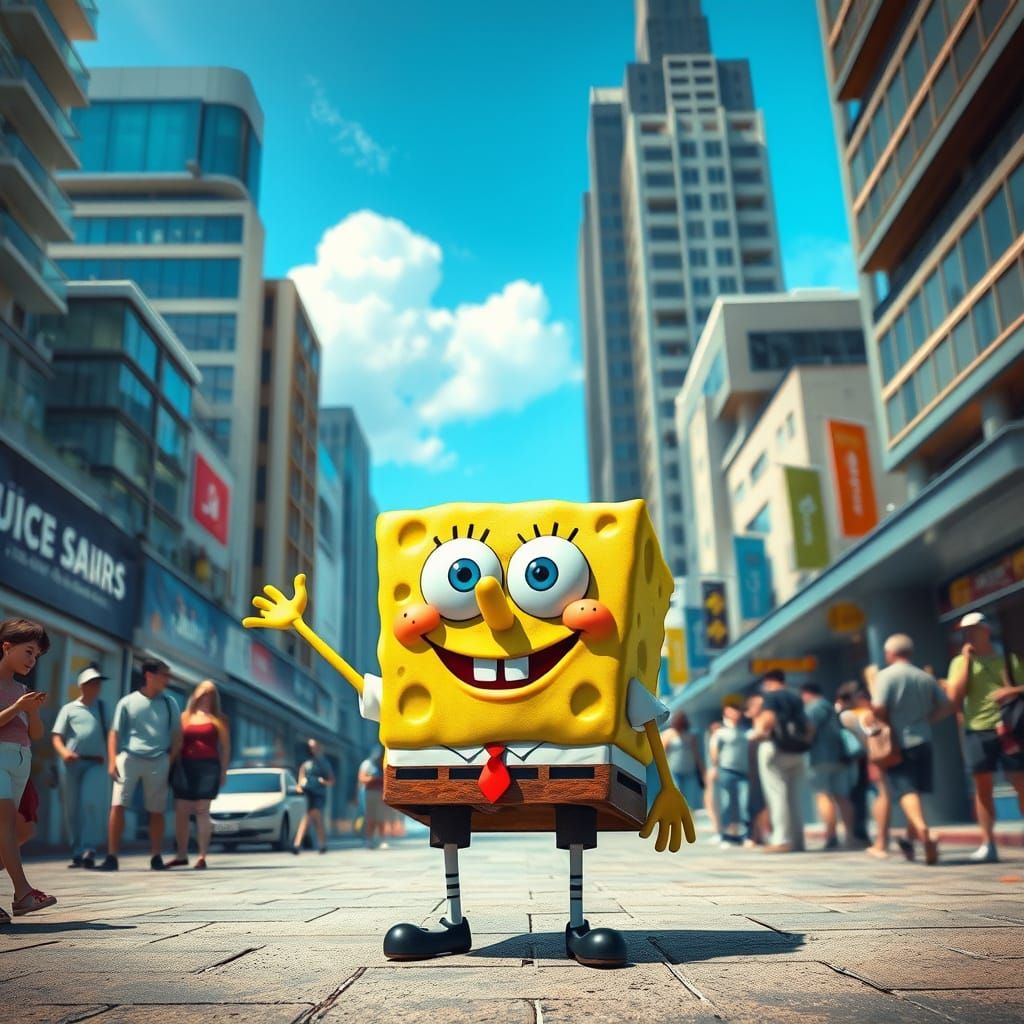  Real Life SpongeBob SquarePants  by @SmurfMonkeyBro