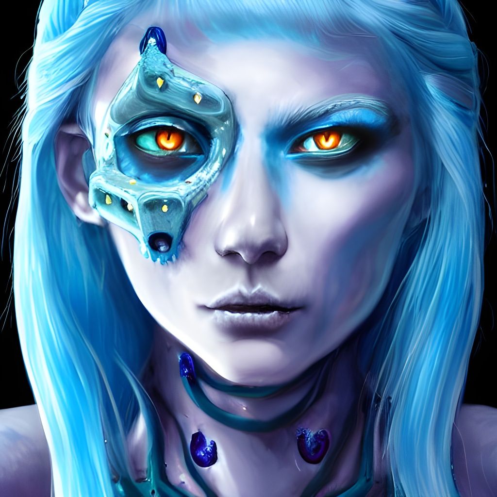 horror ice queen test - AI Generated Artwork - NightCafe Creator