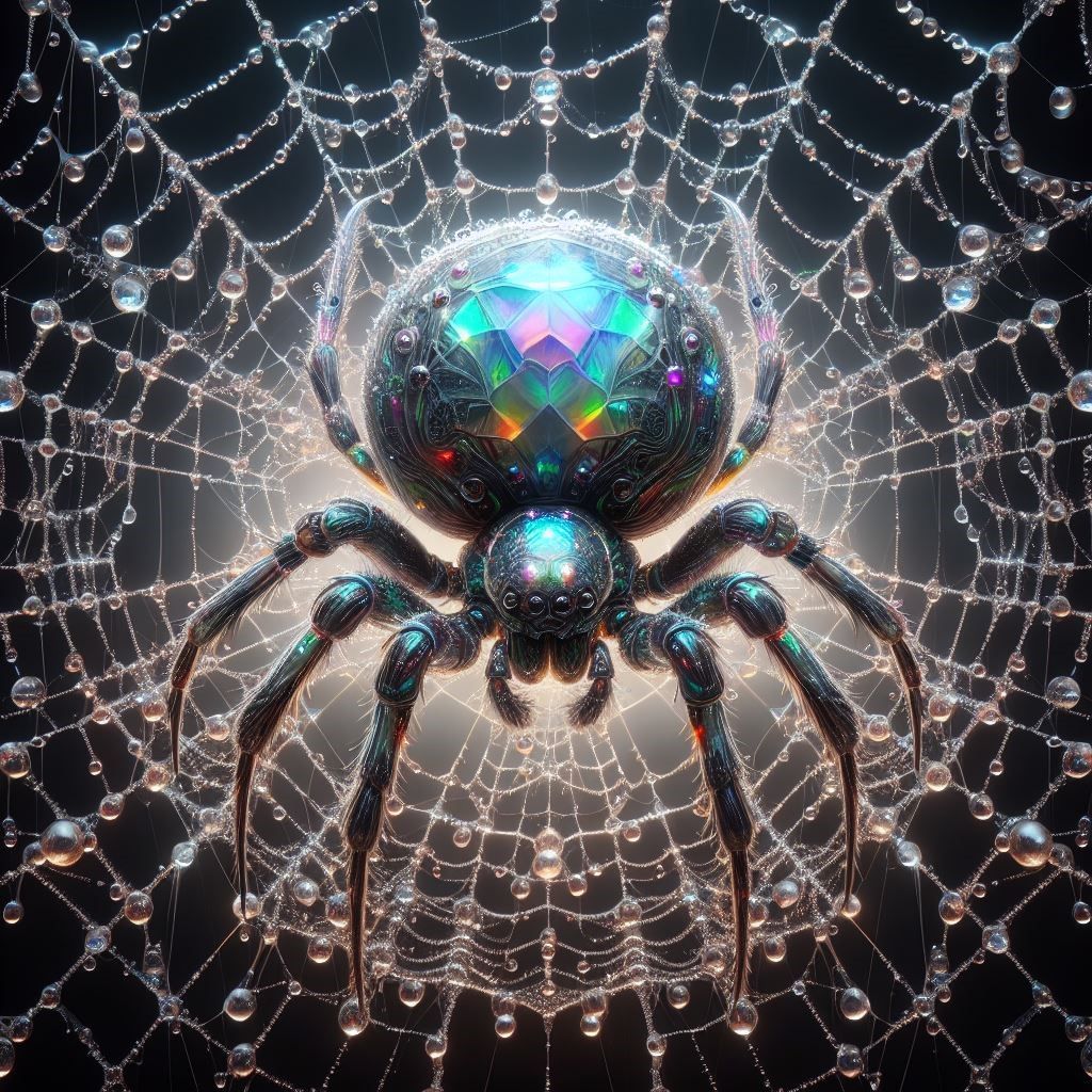 Iridescent Spider