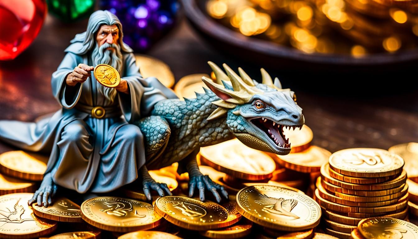 Gandalf the Grey Wizard and his pet Bitcoin