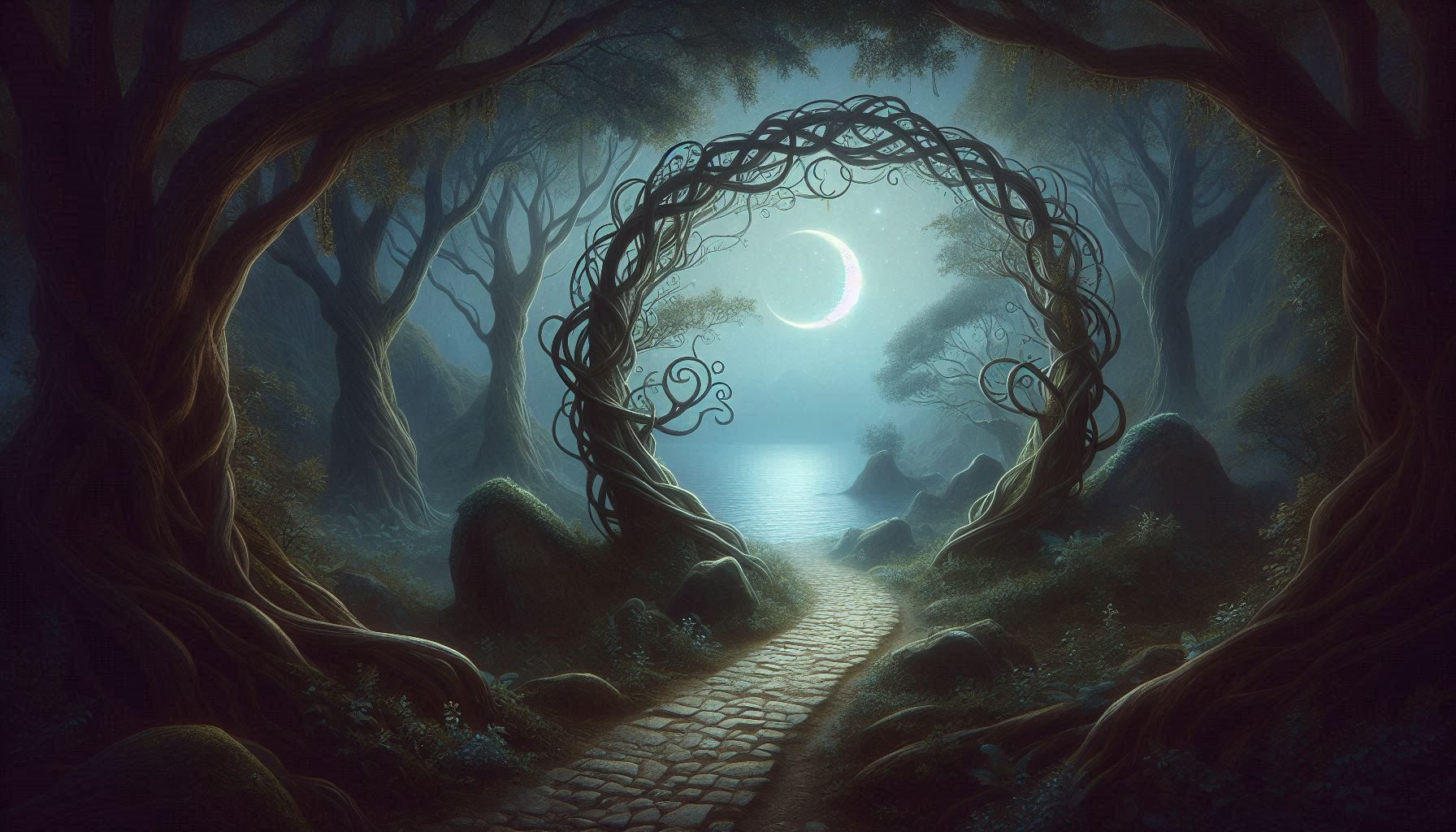 Path to the cresent moon