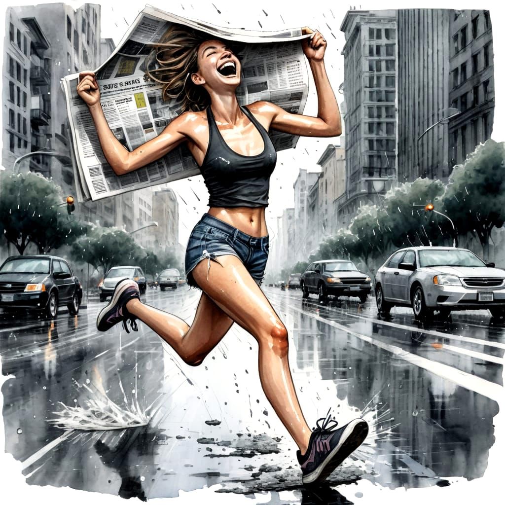 Caught in the rain  by @forge4ward