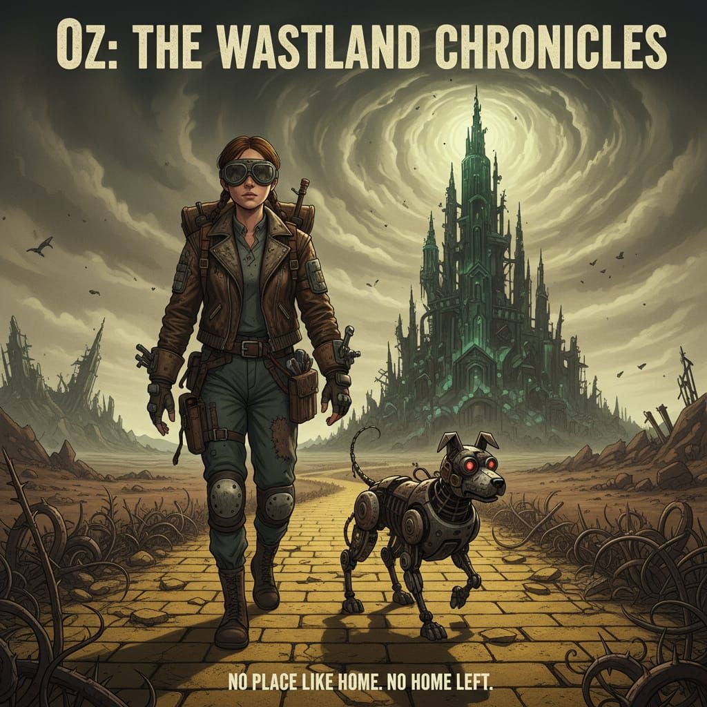 Reimagined Wizard of Oz Poster   by @Rye_Toast