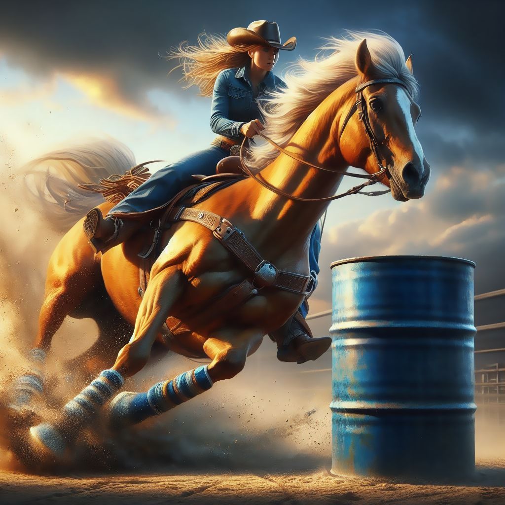 Barrel racing turn