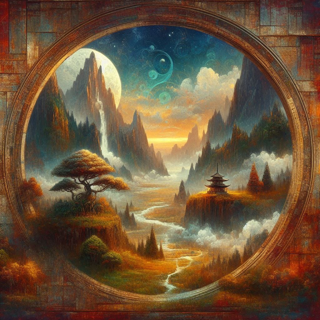 Beautiful landscape painting