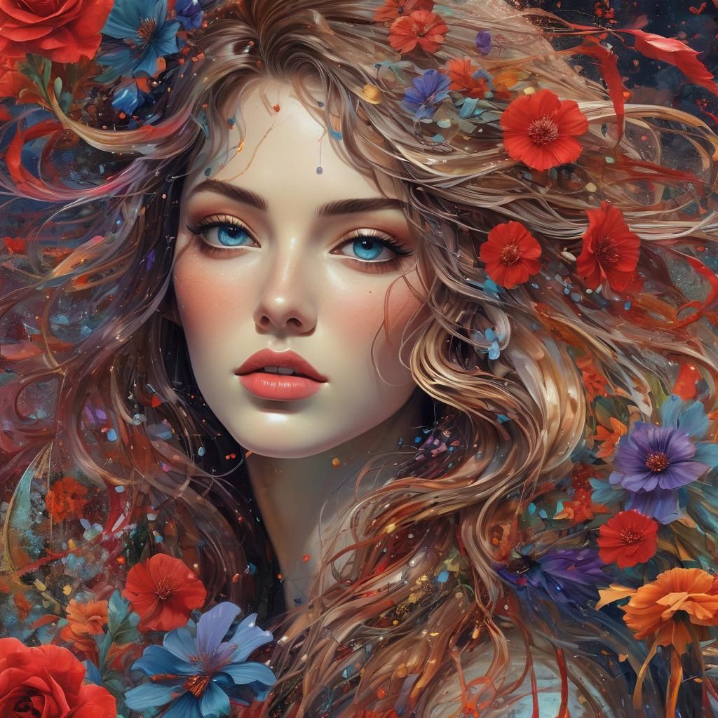 Flower Girl Portrait