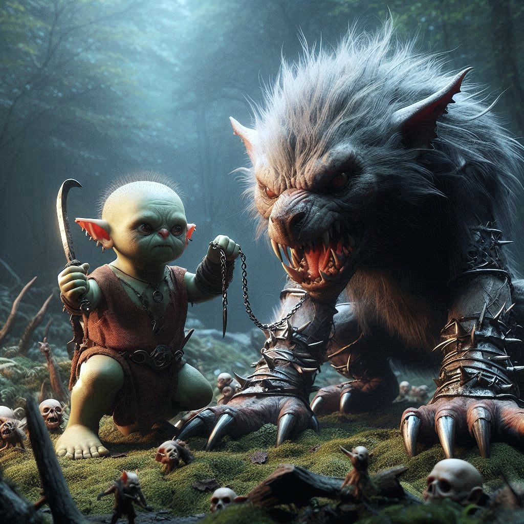 Just a boy and his warg...