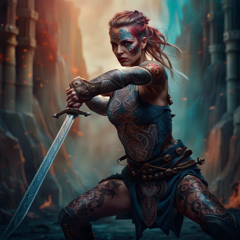Mussukka with longsword