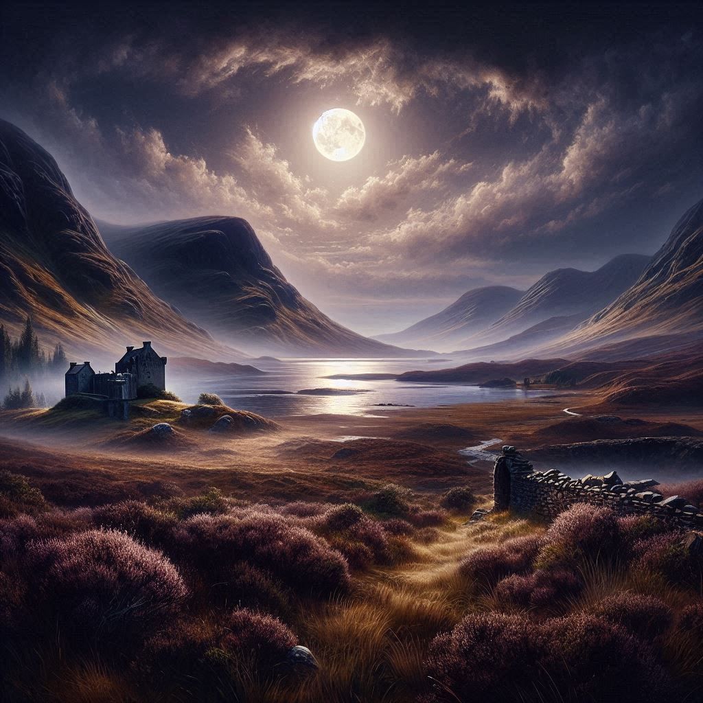 The Moon Watches Over the Highlands