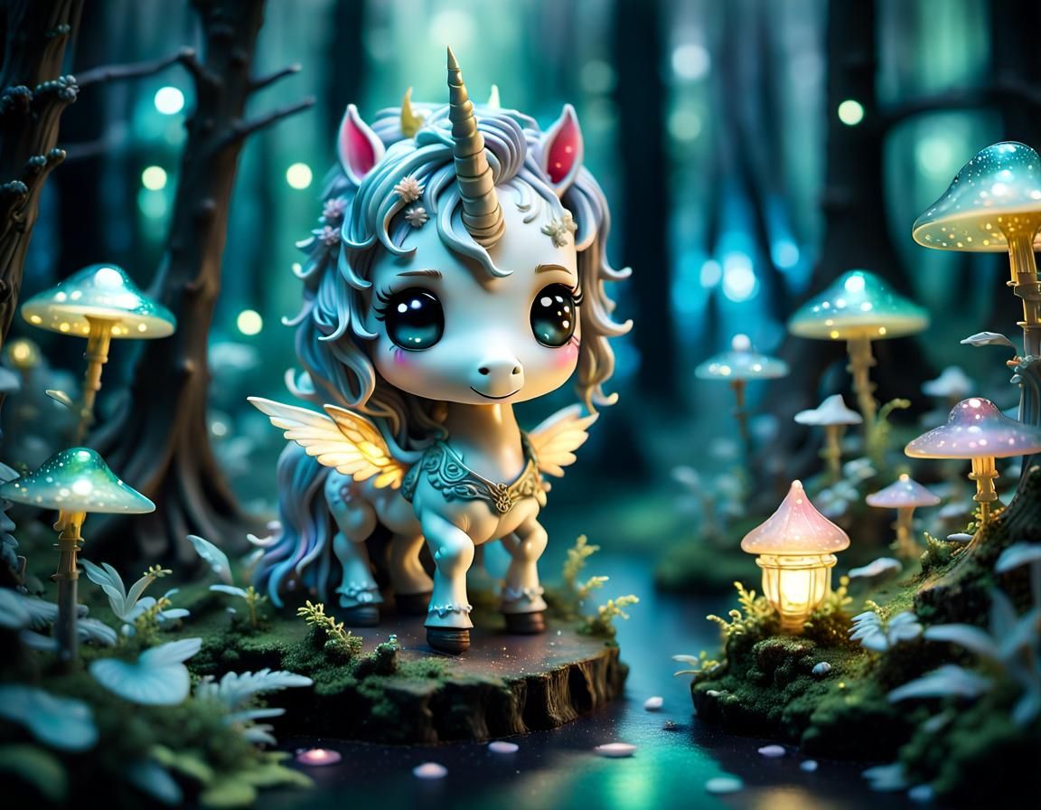 Bobblehead unicorn AI Generated Artwork NightCafe Creator