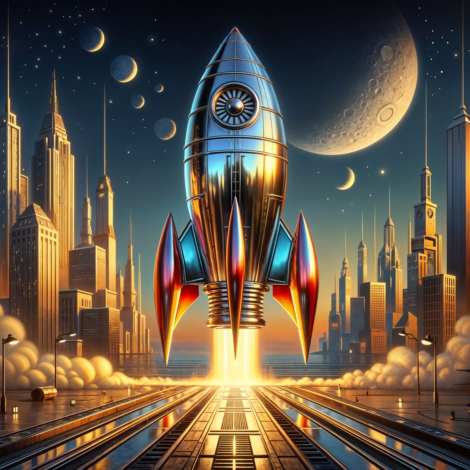 Blast Off!  by @Fantasy Art by Kay