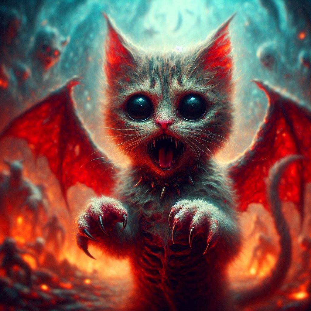 Demonic Kitten