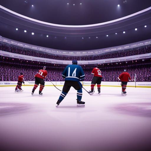 Ice hockey game on TV - AI Generated Artwork - NightCafe Creator - When Is The Next Hockey Game On Tv