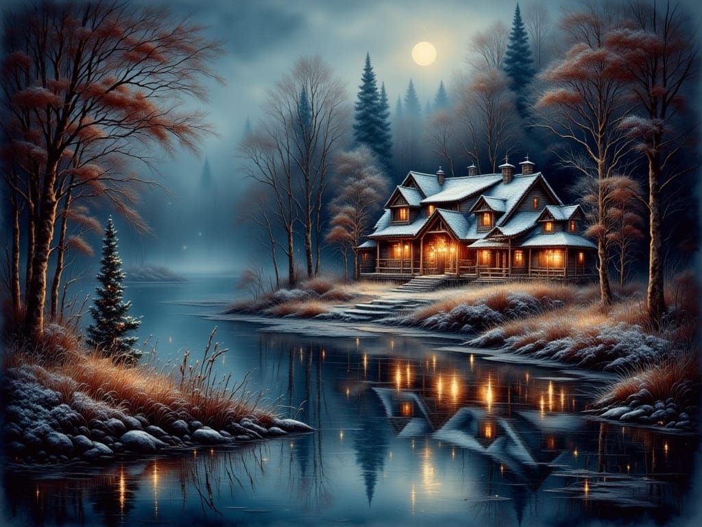 The house by the lake  by @mcShirt