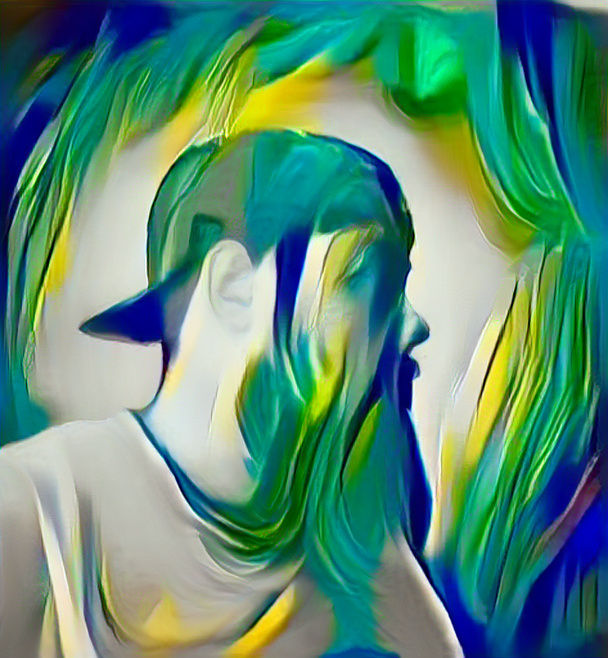 Paints swirled