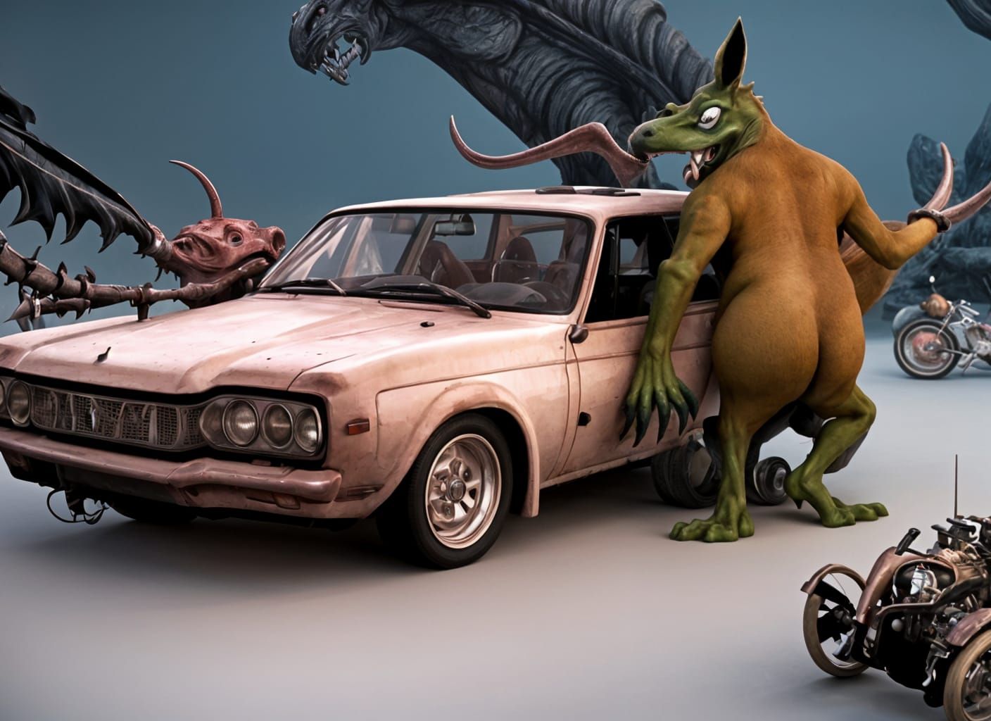 "Pink one is MINE!..." ani...