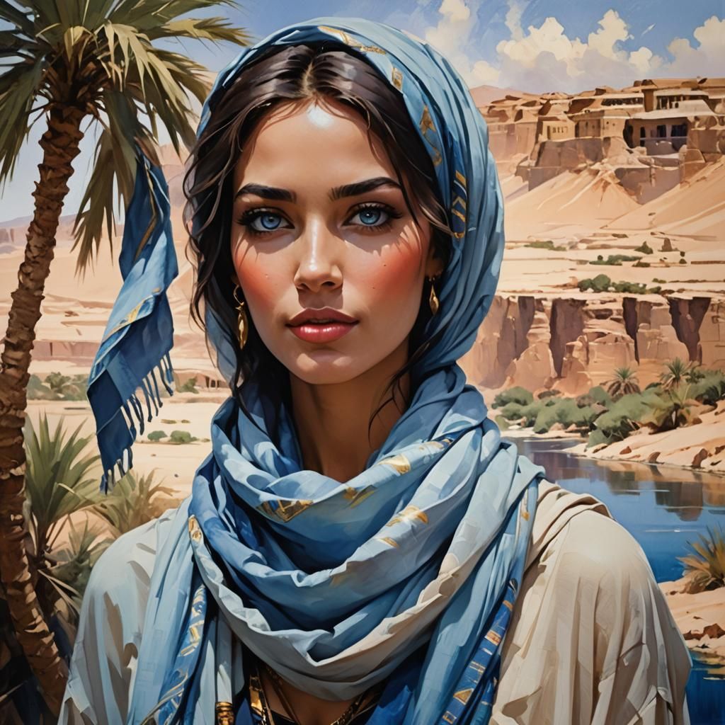 young Egyptian woman