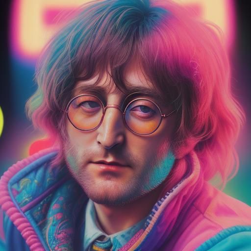 John Lennon - AI Generated Artwork - NightCafe Creator