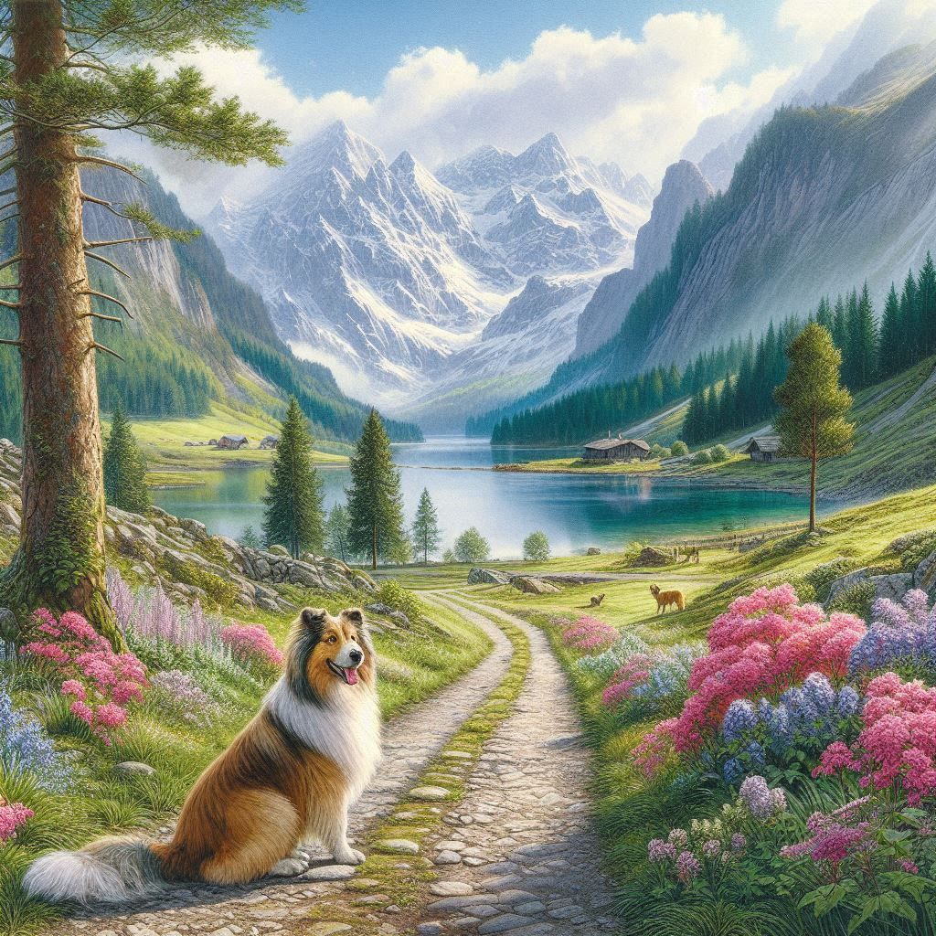 Spring in watercolor