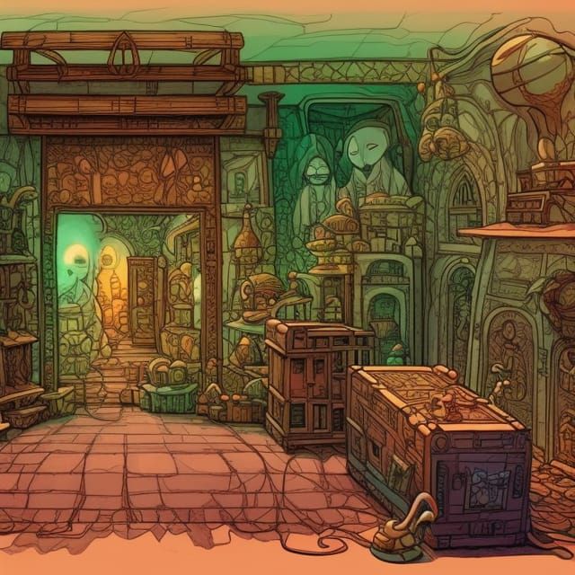 Forbidden altars in an exotic crypt