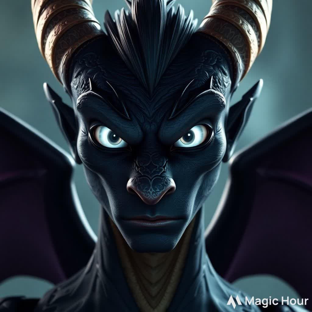 very creative spooky fictional fantasy art creation of Human form dark Spyro from eternal night ps2 game looking at the ...