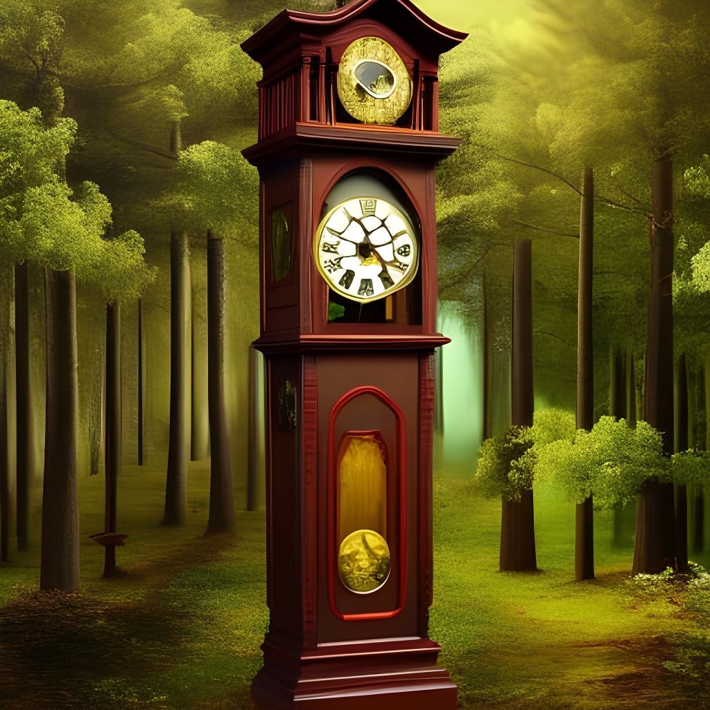 Ornate Grandfather clock 2