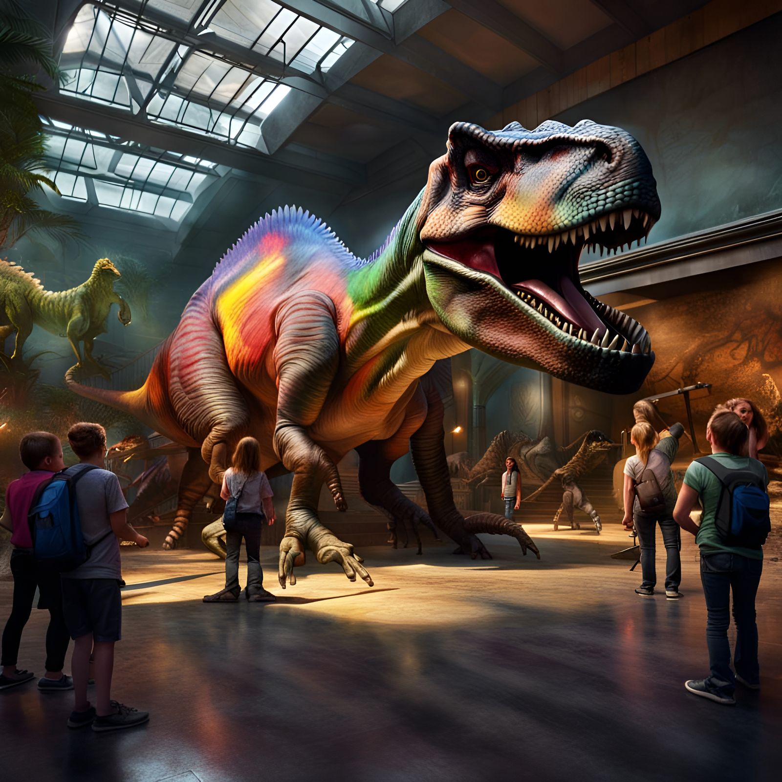 The museum of dinosaur  by @The ravan