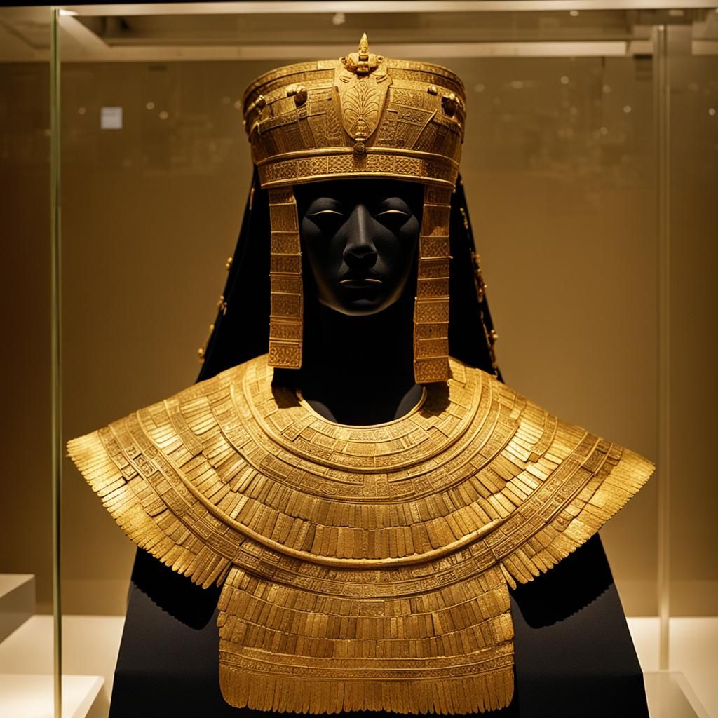 Reconstruction of Regalia worn by Uldir
