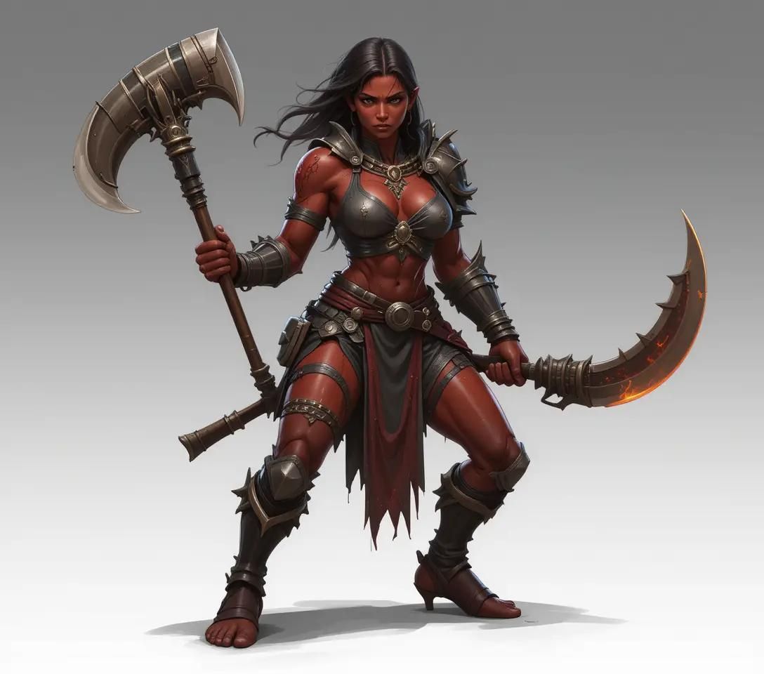 Woman warrior Orc