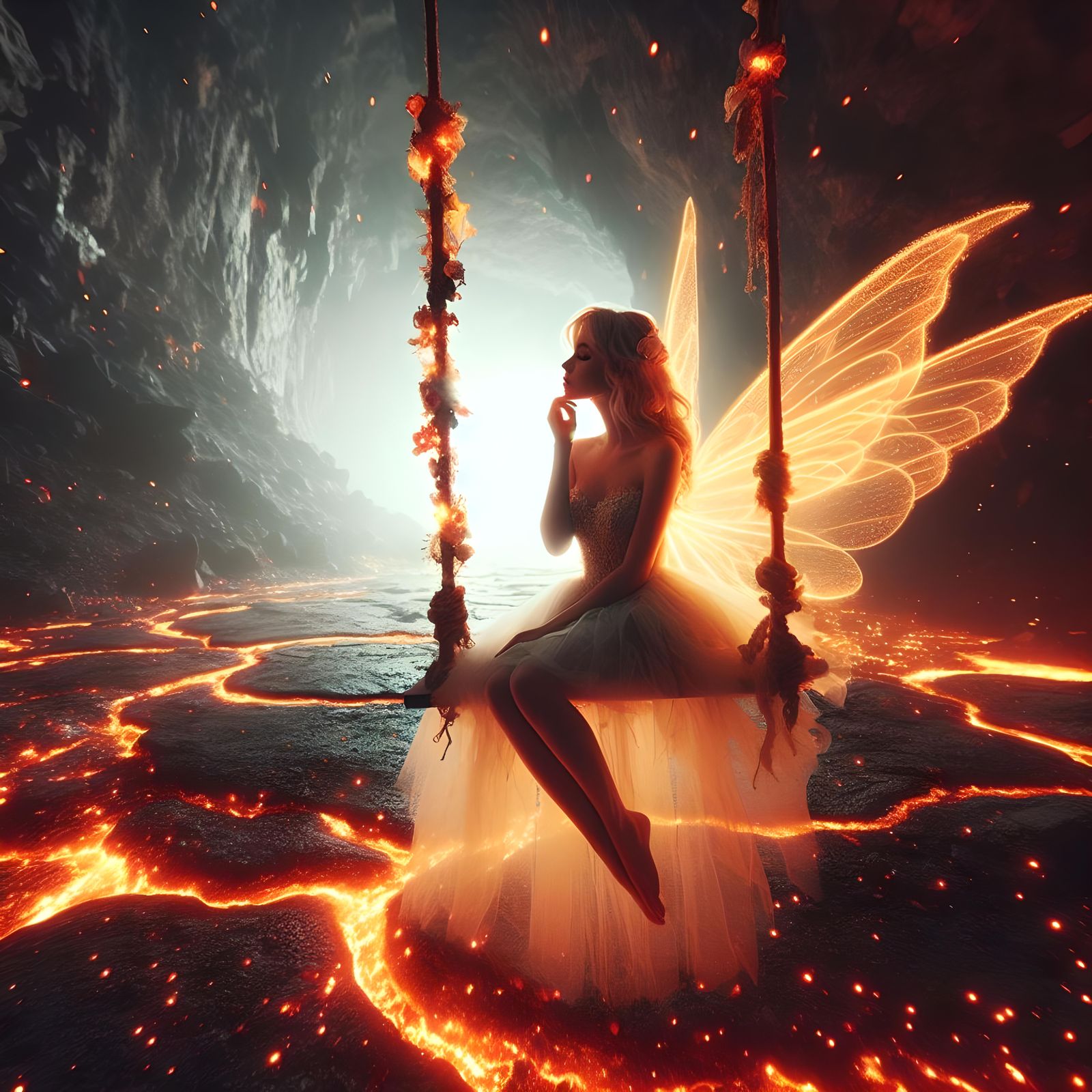 A Swing For A Lava Fairy