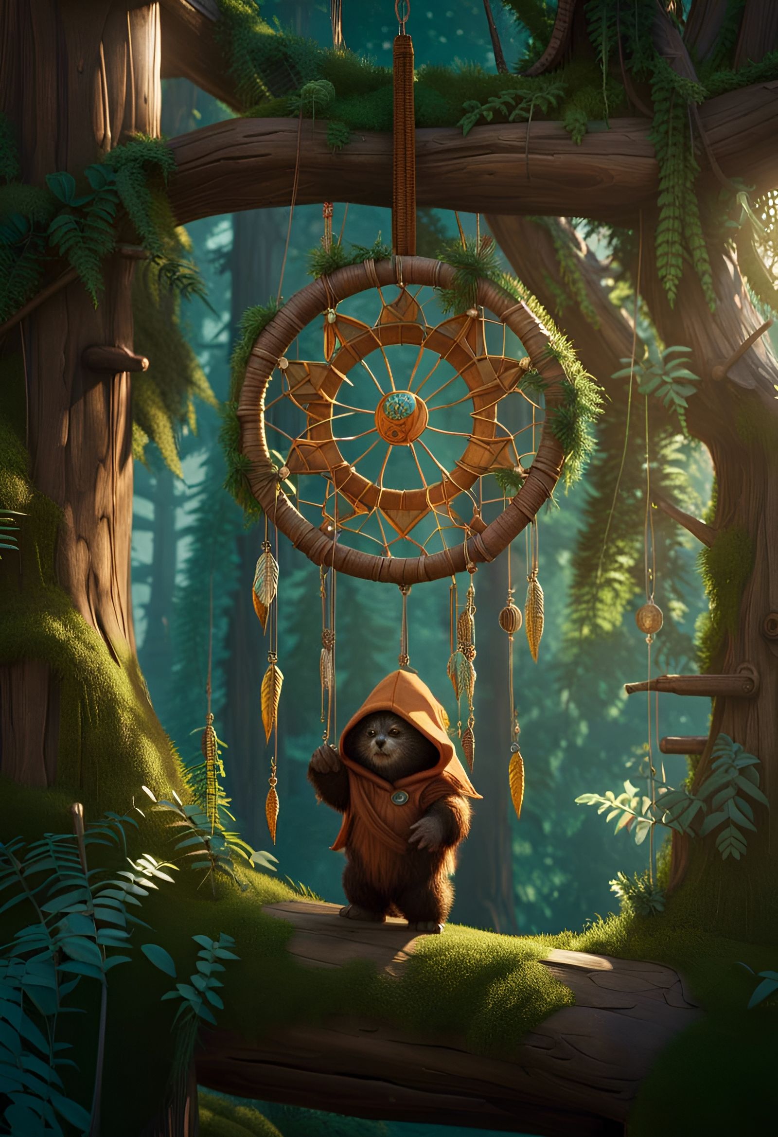 Ewok Dreamcatcher  by @Ren