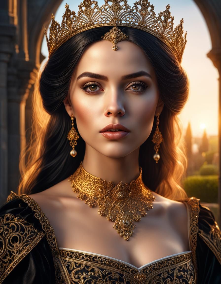 gothic princess portrait by bouguerea - AI Generated Artwork ...