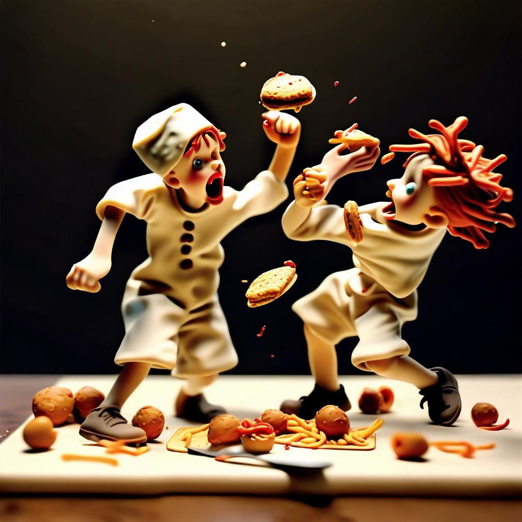 Food fight!