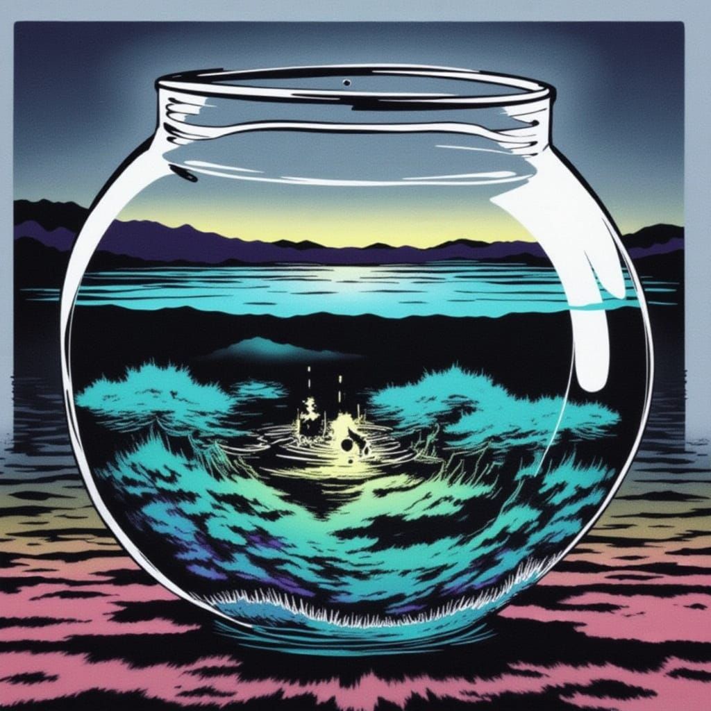 <lora:NIGHT MUSIC:1.0> Fishbowl city