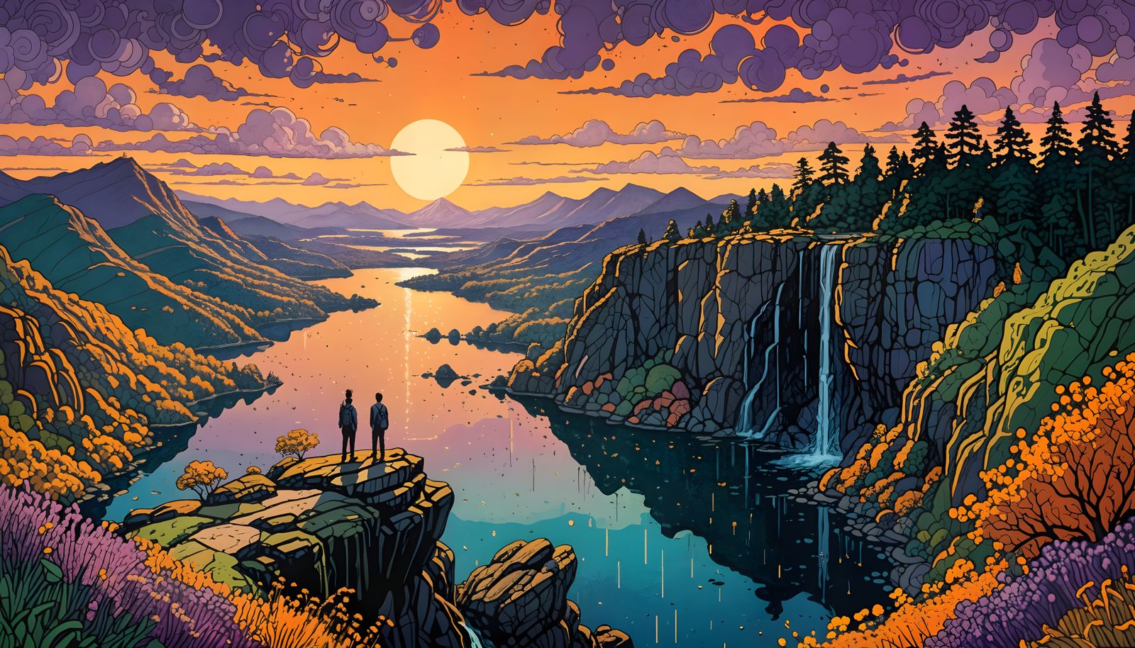 Finding out way home  by @Bunnzo