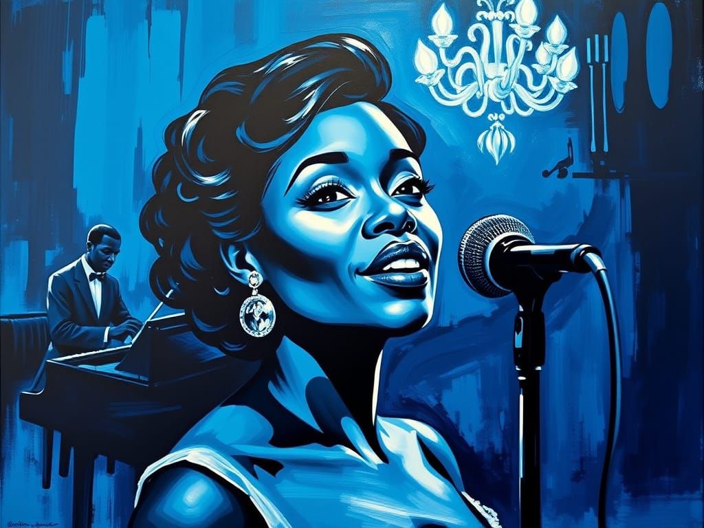 Singing the blues  by @Staircase Flash